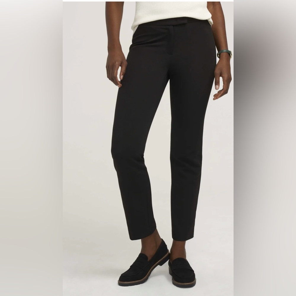 Anne Klein Contour Stretch Bowie Pants in Black NWT // Size 16